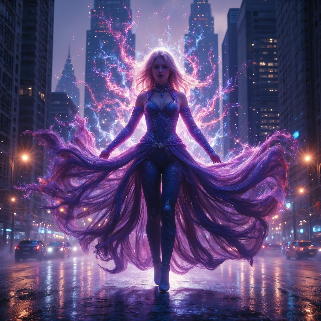 a woman with flowing sheer silk clothes, yelling as she summons a dragon ball, blasted moonscape, highly detailed, 8k, photorealistic, cinematic lighting, dramatic, powerful, energetic, athletic, young female, detailed face and eyes, flowing hair, dramatic pose, powerful energy, dragon ball, blasted moonscape, dramatic sky, glowing energy, cinematic, epic, stunning, masterpiece
