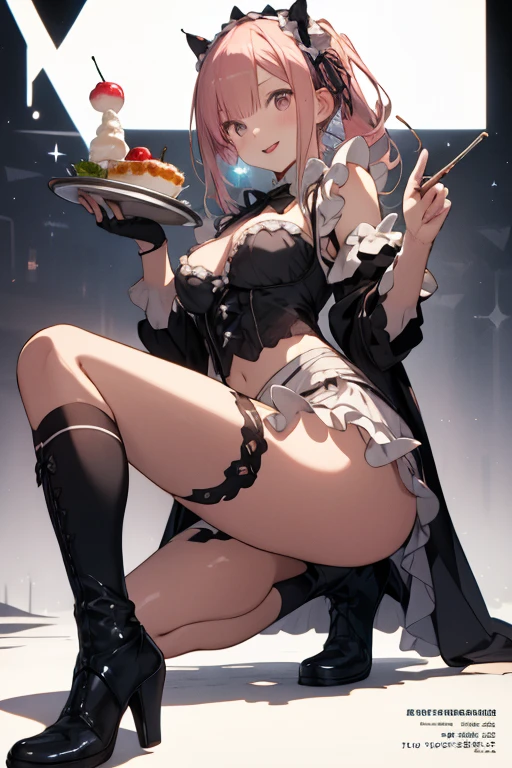 Half-naked pastry chef covered in running grape cream chocolate pasta、Severely torn clothes are scattered、Unstable buoyancy sandstorm、Amazing dynamism、Amazing Angle