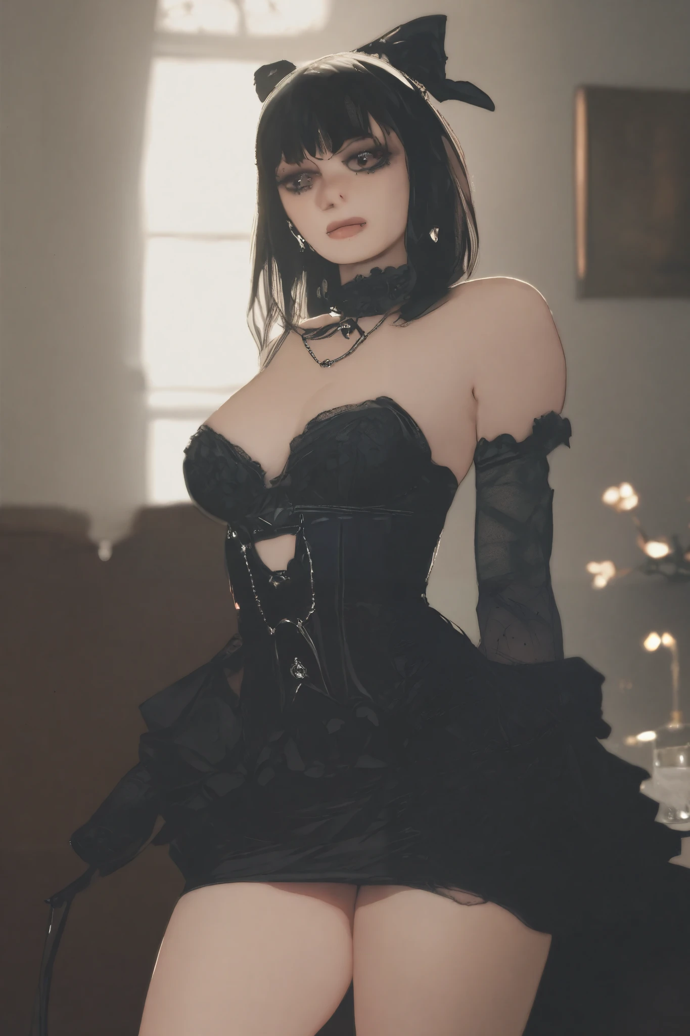 Hard Dark Gothic Makeup、my sanity、deep night sky、horror、black dark eyeshadow、cry、grieve、Good skin glow、dark gothicメイク、dark smile、palace、fragrant beauty、22 years old、Expression of intense sexual pleasure、embarrassed look、dark gothic、lewd expression、highest quality、View 5 books、Expression of sexual pleasure in suffering、drunk face、purple maid outfit、Mysterious、Noble、A face that is holding back the toilet、super sexy、loving smile、twin tail hair、jet black ruffle skirt、right blue eye, Left eye is red、Super bewitching pose、platform heel shoes、dark makeup、black lipstick、make the world beautiful、gothic ta clothing、A little slender、silver hair、long hair straight hair、Cute Gothic Loliress、beautiful face、elegant face、bewitching face、knee high socks、Stained glass background、My chest is glistening with sweat、the room is dark、goth long dress、bell sleeve、wizard sleeve、decadent look、sexually excited look、gothic mode、Glossy thighs wet with water、Thighs wet and shiny with oil、Background of a room full of roses、sad expression、Rose Maiden、The embroidery is pink、The costume has pink embroidery、thigh high socks、knee high socks、slender body、gentle expression、masturbation behavior、deep black eyeshadow、despicable act、Stained glass and rose background、wearing black underwear、black panties、thighs are a little thin、duo、female couple、i have lesbian friends、Are standing、hug a girl、upright、walk、Blue lightning flashes on his right hand、Electromagnetic waves glowing blue on my hand、Dark Church Background、Stained glass、black metal world、Dark castle、Room of Darkness、Her thighs shine with a lot of sweat、My body is wet and shiny、Lots of glitter on the thighs、sweating、My thighs are sticky from sweating、Sweat glistens on my thighs, The whole body is sweaty and shiny、pretty sweaty、My thighs are sweaty、my thighs are so wet、I sweat a lot and my thighs are shiny....、A large amount of sweat shines all over the body、