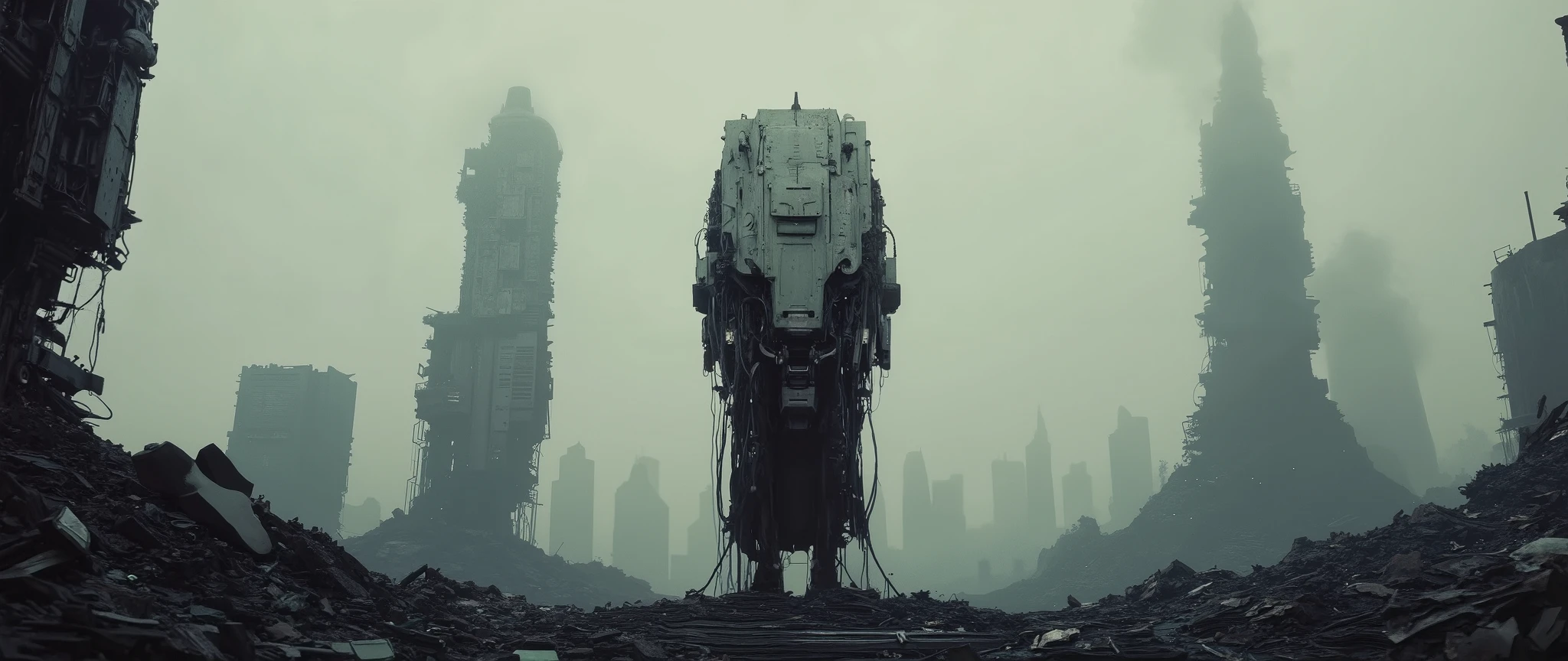 S1n0z1ck style, Recypu style, post-apocaliptic, dystopian, sentinelbot. apoclypse