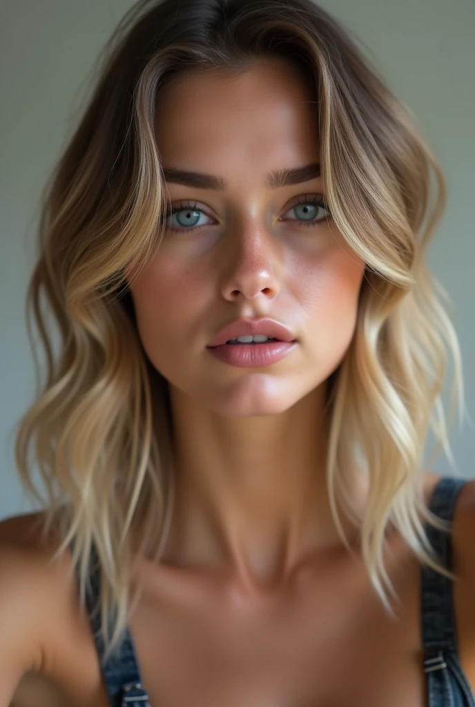 Je veux une femme blonde environ 30 avec des taches de rousseurs et denuder