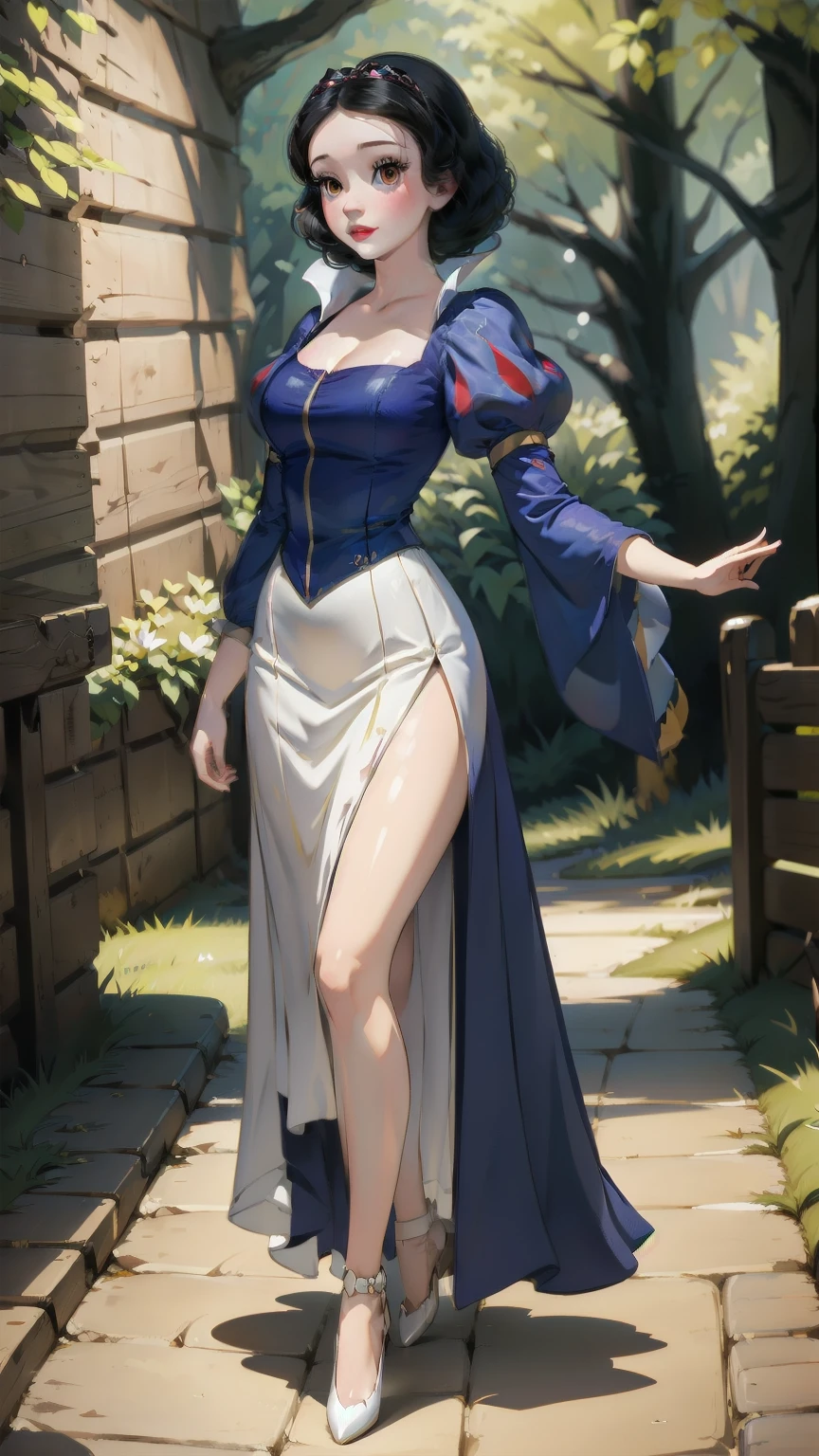 (masterpiece, best quality:1.3), (full body:1.3), Yagokoro Eirin, Touhou Series, perfect face, expressive eyes, 1woman, looking at viewer, 38 years old, gorgeous body, big breast, beautiful, anime, lora,1woman, silver hair, braid hair, nurse cap, red and blue clothes, long skirt, (evil look, looking down on viewer:1.5), (cinematic lighting, realistic, dream-like, enchanting atmosphere:1.5), (photo of a woman in her light and mysterious environment:1.3), (the woman surrounded by an aura of mystery and intrigue:1.3), (standing in the field, clouds, sunrise:1.3), (a crystal ball nearby, adding to the mystical setting:1.3), (a hint of incense in the air, adding to the sensory experience:1.3), 