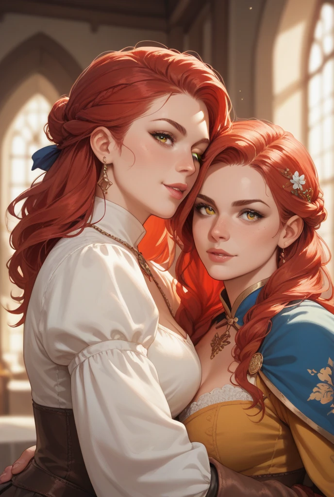 a beautiful redheaded girl, sexy expression, detailed face, piercing blue eyes, long eyelashes, detailed nose and lips, elegant facial features, hourglass figure, tight dress, flower crown, posing in a field of poppies, cinematic lighting, warm color tones, (best quality,4k,8k,highres,masterpiece:1.2),ultra-detailed,(realistic,photorealistic,photo-realistic:1.37),intricate details,dramatic lighting,vibrant colors