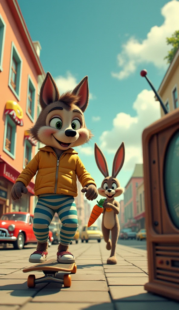 pastel palette, crowded Zootopia street marathon in diapers, <lora:furryEeveelutionLora_v7:1>,  <lora:Zootopiav4:2>