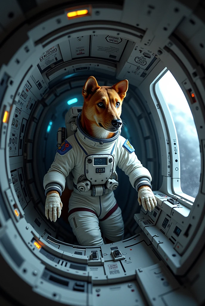asco in space suit, professional photo