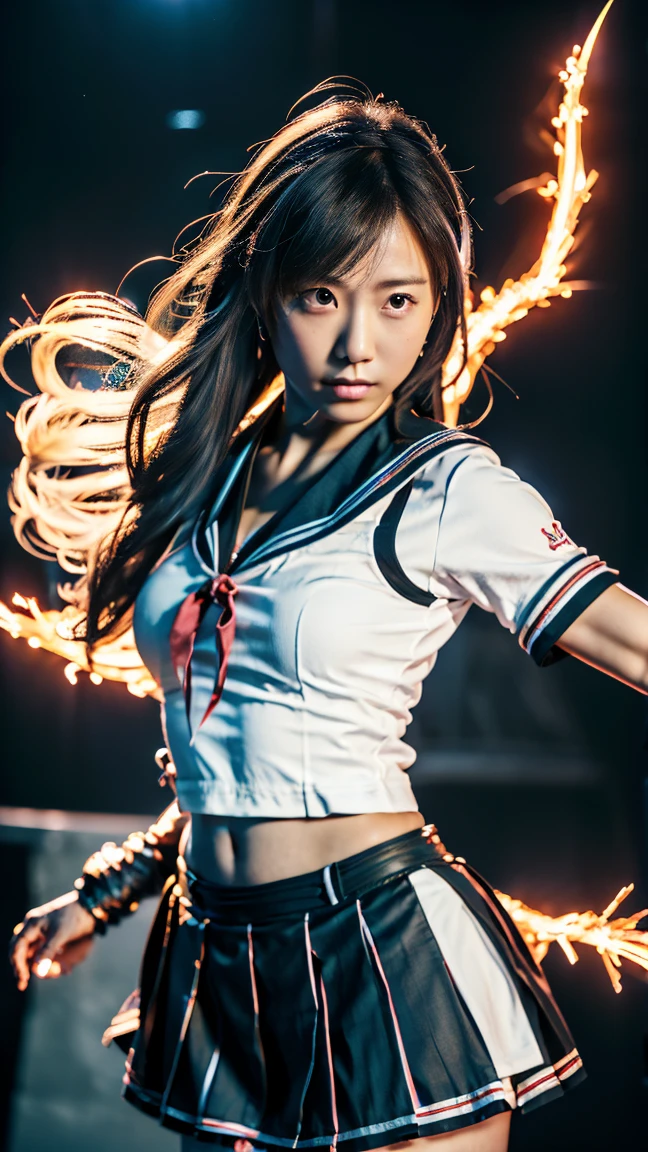 (masterpiece, best quality:1.2), (8k uhd, 16k, 32k, ultra high res), (photorealistic:1.37), (RAW photo), ultimate-realistic, ultimate-realistic details, ultimate-realistic texture, ultimate-intricate details, ultimate-realistic lighting, ultimate-realistic shadow, japanese girl, ultimate-cute face, ultimate-RAW skin, ultimate-realistic eyes, (mechanical:1.4), (armor), full body, wide shot, realistic background, realistic effect