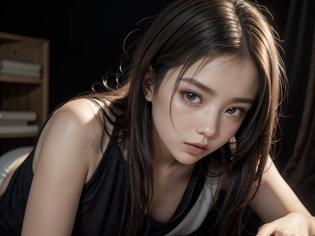 highest quality, masterpiece, Ultra-high resolution, (Realistic:1.4), RAW Photos, 32K Portrait, Very detailed, Cowboy Shot, Dynamic pose, 

One Girl, 30 years old, The most famous Japanese idol、Butt、Japan&#39;most popular cheerleader, Just wear red clothes, Sleeveless Cheerleader Uniform, An innocent smile, View your audience, 上を向いたButt, 

Very cute face, Stunningly beautiful big black eyes, Very beautiful hair, Very beautiful lips, Very beautiful skin, Very beautiful breasts, Very beautiful body, Very beautiful arms, Five perfect fingers, とても美しいButt, Very beautiful thighs, 

Detailed face, fine grain, Detailed Hair, Detailed lips, Detailed skin, Detailed body, Detailed Weapons, Detailed five fingers, Detailed red Sleeveless Cheerleader Uniform, Detailed hips, Thigh details