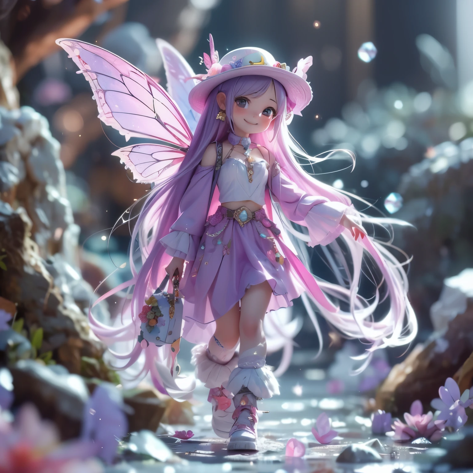 cute smile ,8K High Resolution,Clear glitter,smile