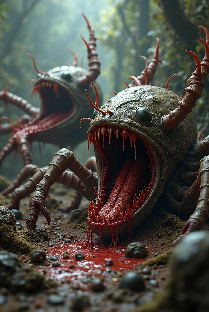 Create an image of an ant with cordyceps Now make it angry More angry Many more, She&#39;s dying of anger I think you don&#39;t know what anger is, I want to make her angry
