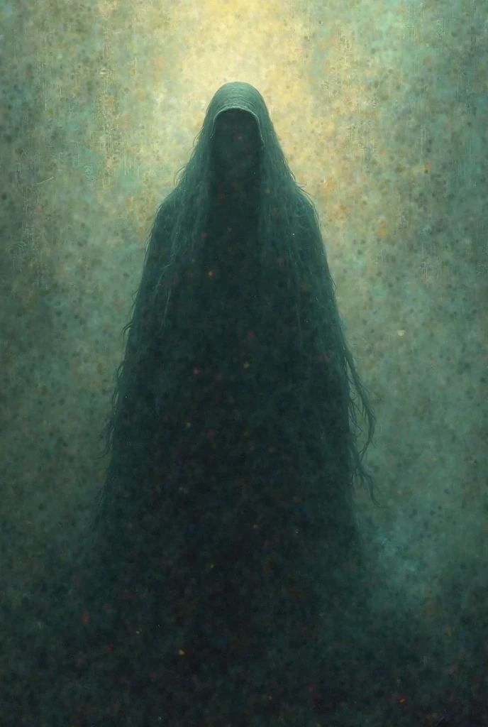 painting of a envy, dark atmosphere, cinematic scene, volumetric lights, ultra realistic, in the style of nicola samori
