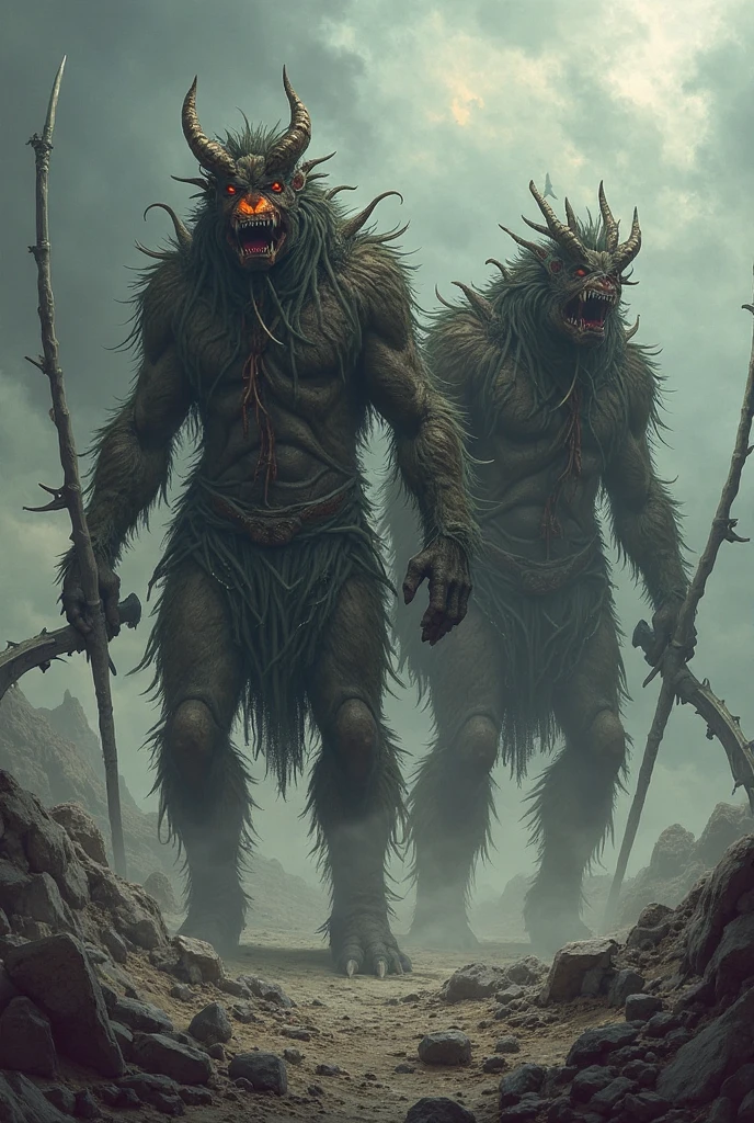 Spawns a forest monster, a demon feared by all, let your shoulders and chest be seen