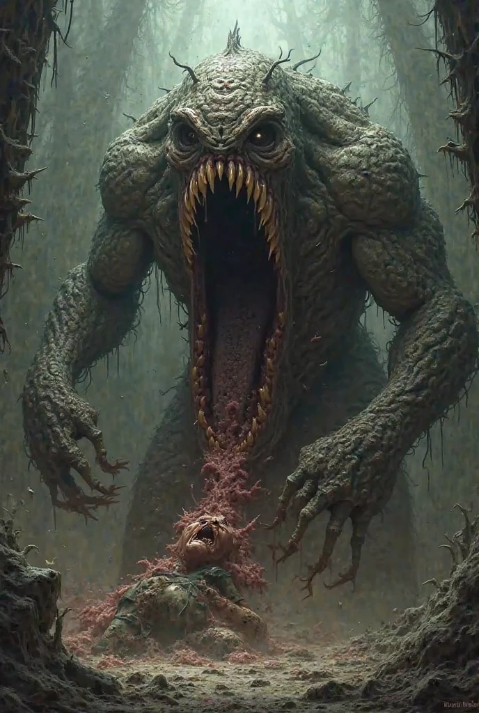 (Best Picture Quality,4K,8K,Hi-Res,Masterpiece:1.2),Ultra-Detailed,(Realistic,Photorealistic,Photorealistic:1. 37),Gore,Creepy,Horror,Sacrificed princess,Giant monster mouth emerging from the sea,Princess being dragged and torn apart,Bloody bite,Bloodied,Dismember Dead bodies, shredded clothes, shattered crown, deadly teeth, vicious mouth, terrifying giant fangs, bloody saliva, torn flesh, dripping blood, brutal, dark atmosphere, nightmarish scenes, nightmarish creatures, horror movie scenes, gruesome details, horror fantasy, horror art, horrific fantasy, nightmare fuel, horror movie poster, horror illustrator, monster lair, exquisite gore detail, ominous lighting, demonic presence, vivid gore colors, agony, torture, fate, horror princess