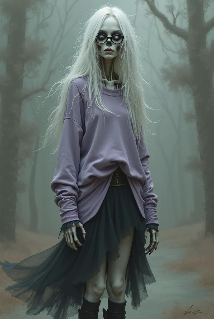 High Resolution, 1girl, Very Long Hair, Purple Eyes, White Hair, Large breasts, Tears, Scared, 