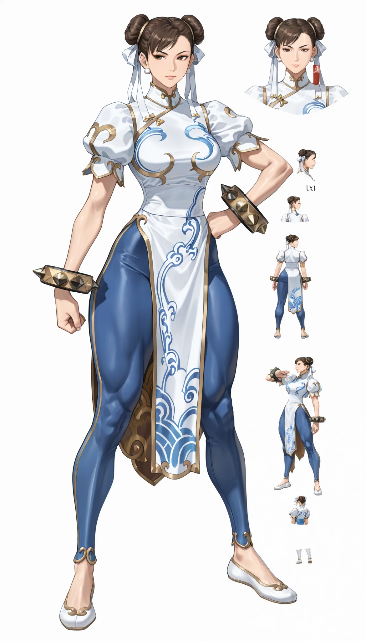 Tsunade Senju, Extremamente Realista, linda, bunda grande, pernas grossas, Fitness, pose de luta, loira, 