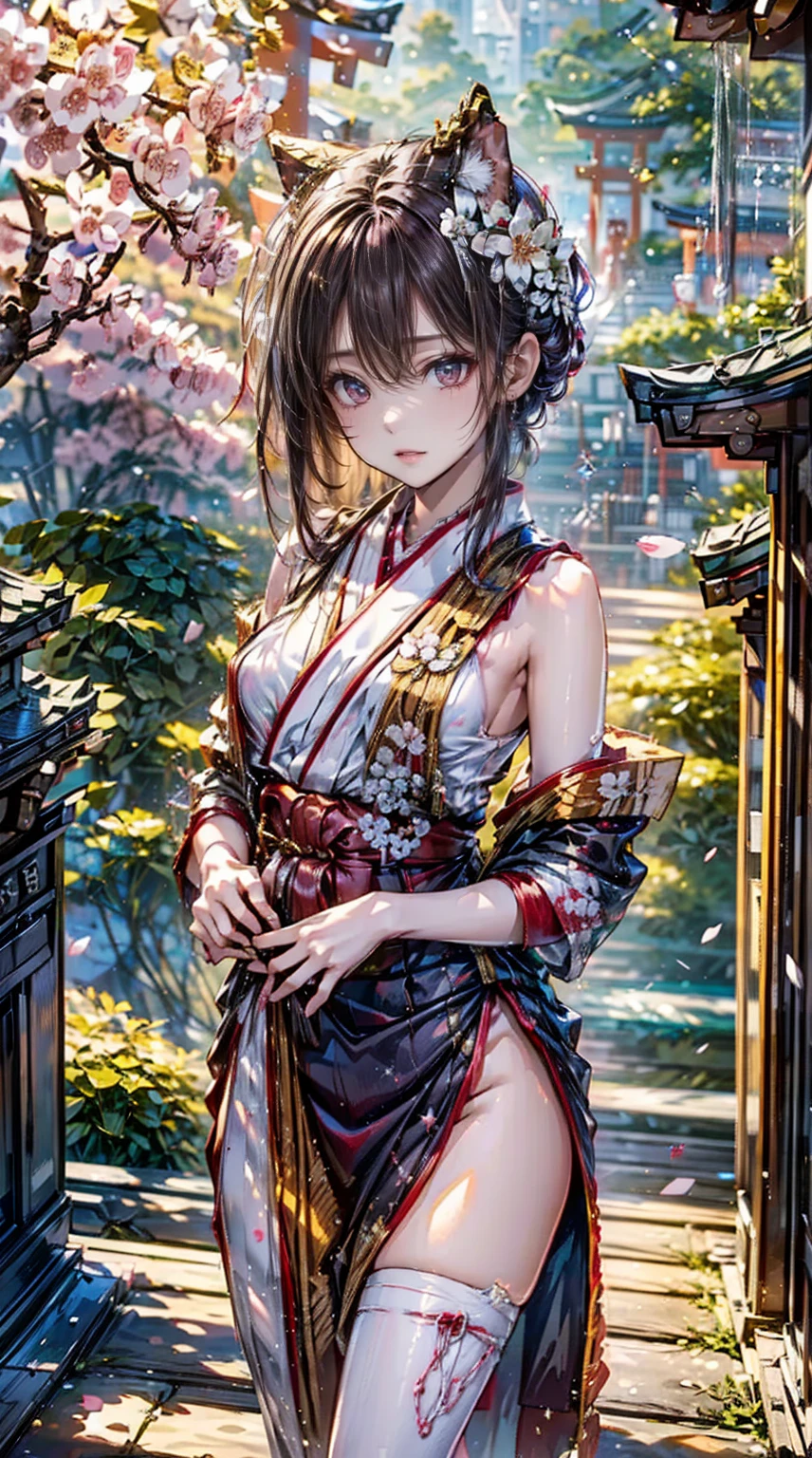 1 woman, age:45, wearing a skin tight long dress without and sleeves. The dress has a pretty deep neck cut. The dress has 1 slit on both side till her waist, breast size is enormous, enormous buttocks, unrealistically wide waist