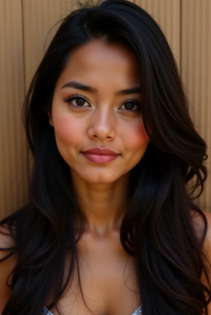 Filipina on a sleeveless shirt 