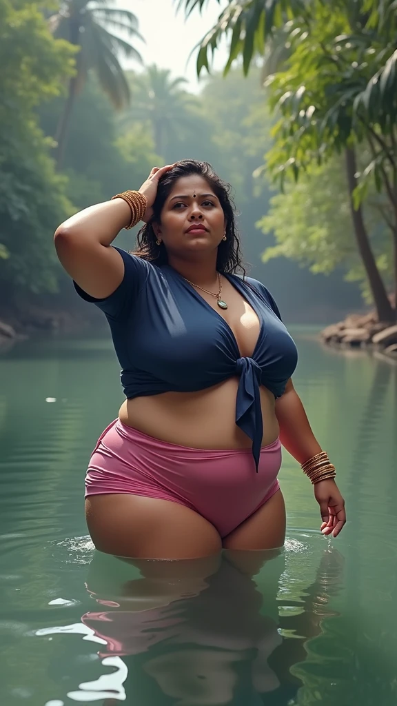 HD wallpaper 32k cinematic shoot of a Beautiful cute sexy chubby woman, AmberHeard, with thick thighs and a chubby and curvy waist, braid, wearing an Indian blouse top, horny, seductively, in a school corridor, dotted blouse top, micro denim shorts, sitting, legs crossed, ((thick and voluptuous thighs)), huge breasts, chubby belly