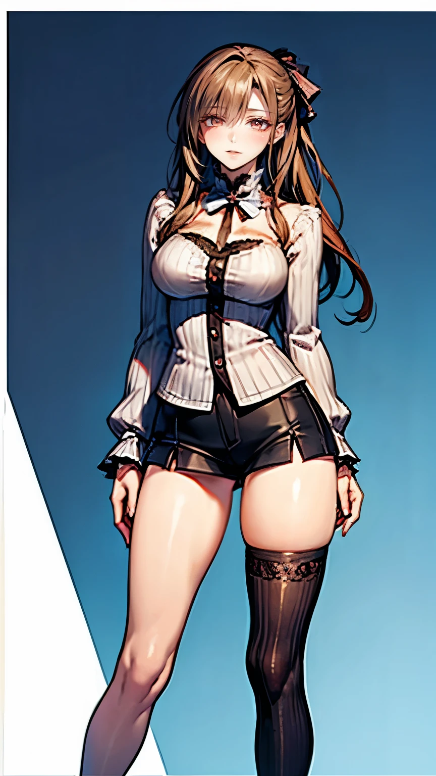 3 girls. beautiful girl . . long legs . beautiful legs . spats. thick legs. The model's body is constrained by VS . curvy body . Body Like Model . miniskirt . SHORTS . knee socks . Like a Wizard