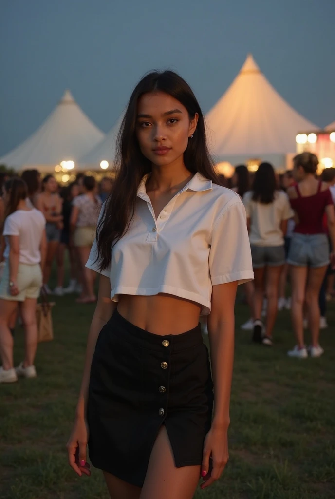 Instagram picture of a beautiful woman, knit top and plaid skirt, vibrant festival,  epic character composition,by ilya kuvshinov, alessio albi, nina masic,sharp focus, subsurface scattering, f2, 35mm, film grain <lora:MiaMan:1>