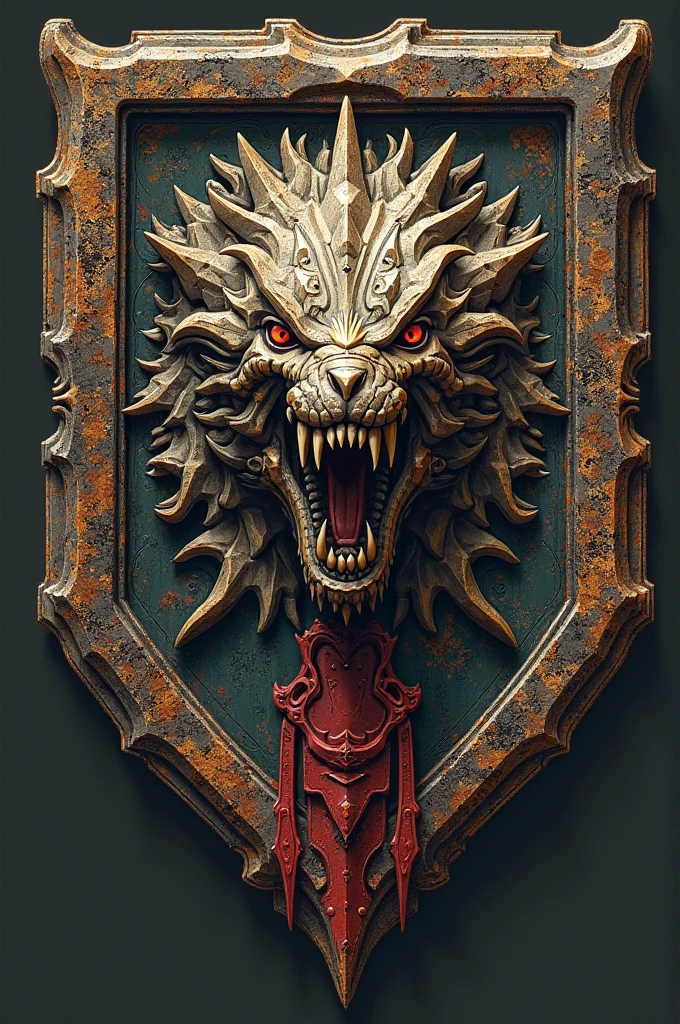 Based on the logos used in the Monster Hunter Guild, create a new one.