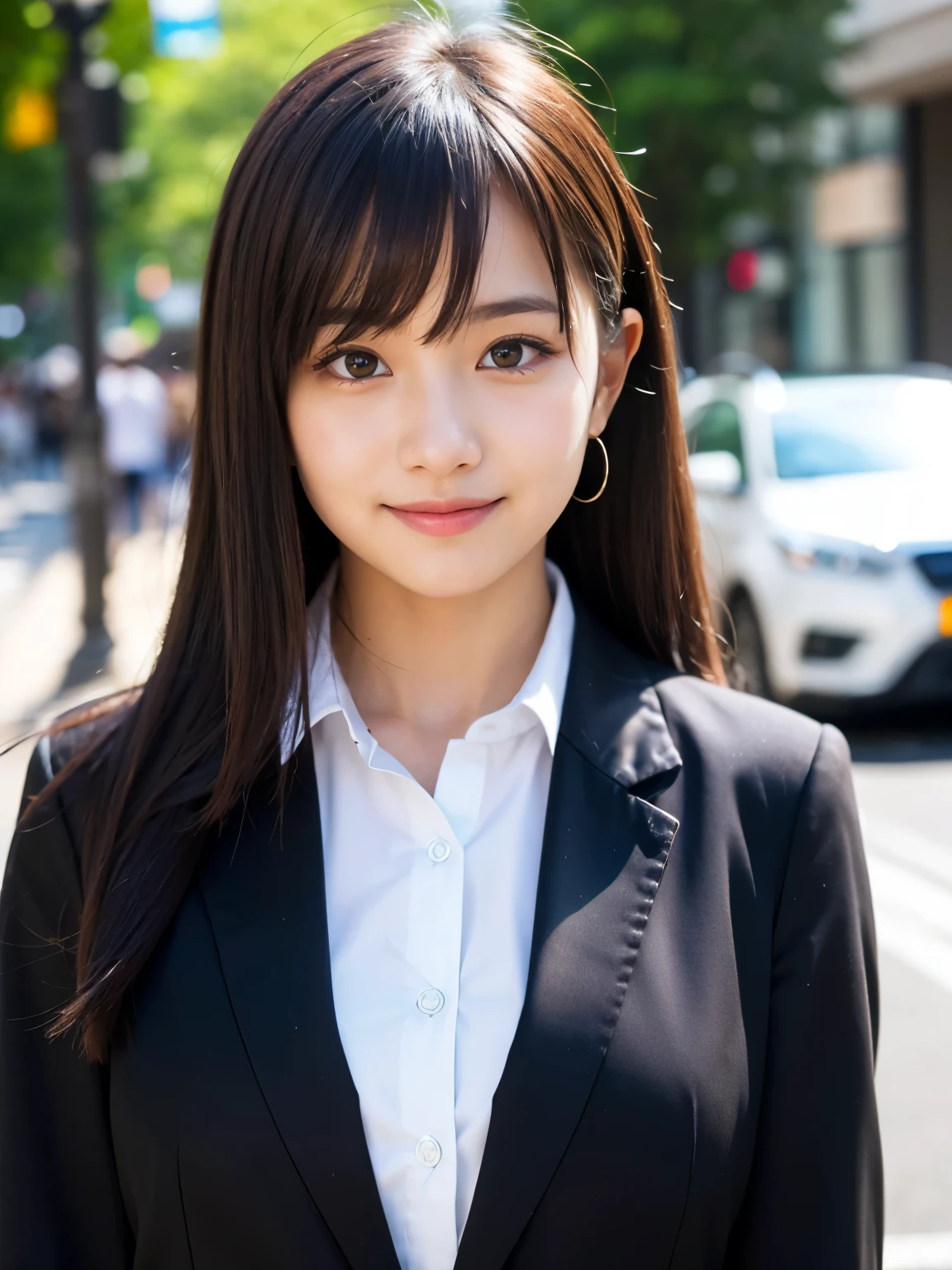 (8k、RAW Photos、Highest quality、masterpiece:1.2)、(Realistic、Photorealistic:1.37)、Ultra-detailed、Ultra-high resolution、1 girl、Seeing the viewer、Beautifully detailed face、Laughter、narrow、(Narrow waist) :1.3)、Beautifully detailed skin、Skin Texture、Floating Hair、Professional Lighting、Human whole body、Long Hair、Blonde、Japanese Height 、mini skirt、Tube top under jacket、festival、On the street、firework、Bob Hair、夏festival、Opening a store、Smile、(((The whole body to the toes)))、(((The front of the uniform is completely open.、I can see your chest.....)))、(((No good)))、Huge breasts