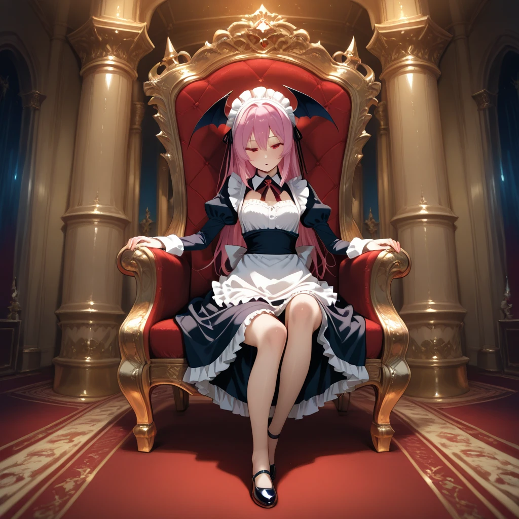 Painting art、cute、overhaul、Sitting cross-legged in front of the work, Selling your body at a soapland、(Best image quality),(Hair is pink、Drill Twin、Maid clothes),(Master's Work),(Super detailed),(詳細なeyeの描写:1.0),(Lens flare:1.0),(Movie Posters:1.0),(Tarot Border:1.0),Portraitureは中央に配置されます,(close:1.0),(nagative space:0.8),(Negative space:1.6),(alone),(colorfulに浮かぶ {Wind|Water magic|ink|crystallizations|ice|fire|inflammation|lightning|web|rock|sand|particle|光のfire花|Blood}:1.0),(colorfulなものが多い {Soap bubble|cloud|Thorn|spike|Grapevine|current|spiral|barely|wing|Tattoo|Cube|octahedron}:1.0),(floating {red|green|green|Aqua|purple|yellow|black|white|gray|Pink|orange|lime} {ribbon|Fater|particle|blade|water滴|Snow Flower|soft ball}:1.0),({crystallization|ice|fire|inflammation|Wind|water|Earth|stone|space|musical|Sonic|Vortex} {magic|wing}:1.0), ({Ray Tracing,Shine|Speckled sunlight,light,Caustics|night,Black Theme|mysterious,Creepy|easy going,pastel}:1.2), ({colorful|Sparkling|Multicolor}:1.0),(Beautiful sparkle:1.0),({Leaning forward|Lean back|Tilt to the side|}:1.2),{(smile:1.0)|(False Smile:1.0)|(Stern expression:1.0)},({small|small||lips,eyelash}:1.0),{(Open your mouth:1.0)|(Mouth closed:1.0)|},({eyelash|eye shadow||}),{片eyeを閉じて|||},(),({From below|From above|From the side From the side|From behind|Face-to-face viewer}:1.3),(Hello:1.3),(Tilt your head:1.0),(Dynamic pose:1.1),,({red|green|green|Aqua|purple|yellow|black|white|gray|Pink|orange|lime} {armor|dress|Collared shirt|suit|Costume}:1.0),({formal|army|Techwear|Urban style|casual,casual clothes|Fantasy,Magister|wild,Tribe|sf,Futuristic}),({Checked skirt|Layered skirt|Fluffy dresses|tights|pants|Shorts}),({red|green|green|Aqua|purple|yellow|black|white|gray|Pink|orange|lime} {eye|eye|student}:1.4),,,,{Length jacket|Blazer jacket|Cape|sweater|tie||},{(Floating Cape:1.0),|}({Fox Ears, Fox Girl|吸Blood鬼, Bat Wings|Pointed Ears,(Fairy:0.5)||}:1.1),({Abstract background|city,Skyscraper|forest,garden|city|shrine|cave,underground|Swamp|lake|winter|Alien planets|}:1.4),({indoor,internal|屋outside,outside}:1.1),,({Sitting|flight|Jump|lay|Are standing|Are standing on one leg}:1.1),({Skin of color|white skin|green skin|greenwhiteい肌|By thing|Shiny skin|blackい肌||}:1.1),({Full Body Lesbian|Upper Body|Portraiture|}:1.25),{tooth, 皮のtooth|Tongue Stock|Frowning|lipsを噛む|Thinking|||||}, {虚ろなeye| student in symbol shapes, Heart-shaped student| Slit pupil, + +|||||}, (pink hair, twin tails twin drill, show your forehead, blue eyes, White frilled white headband, slanted eyes, smile, long sideburns, curled bangs, neck ribbon, Forehead, amount),