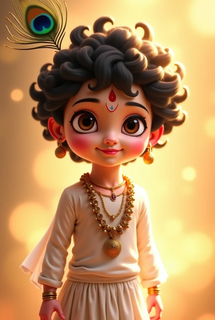 a divine krishna,beautiful detailed eyes,beautiful detailed lips,extremely detailed eyes and face,longeyelashes,ornate traditional indian clothing,intricate jewelry,cinematic lighting,dramatic cinematic angle,cinematic composition,rich vibrant colors,warm color palette,glowing divine aura,ethereal mystical atmosphere,award winning digital art,masterpiece,best quality,8k,photorealistic,studio lighting,physically-based rendering