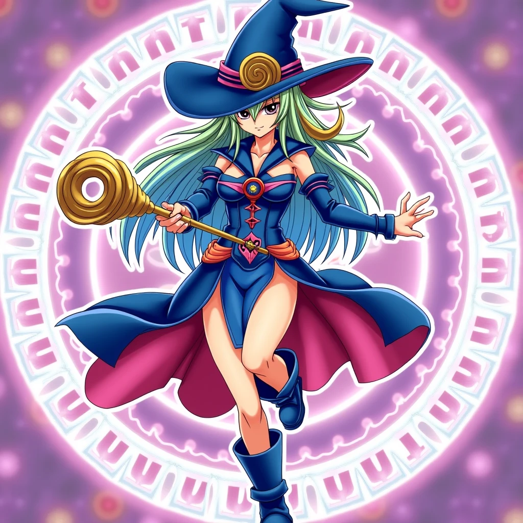 solo, masterpiece, best quality, perfect face, beautiful face, medium shot of a witch with curly silver hair under a witch hat, mystical sorceress, (surrounded by intense swirling energy:1.3), dominant and intimidating, cleavage, (sexy lace dress) (black and violet), stockings, (intricate and elegant), colorful, vivid, (empty hands:1.25), detailed skin texture, oiled skin:0.4,
