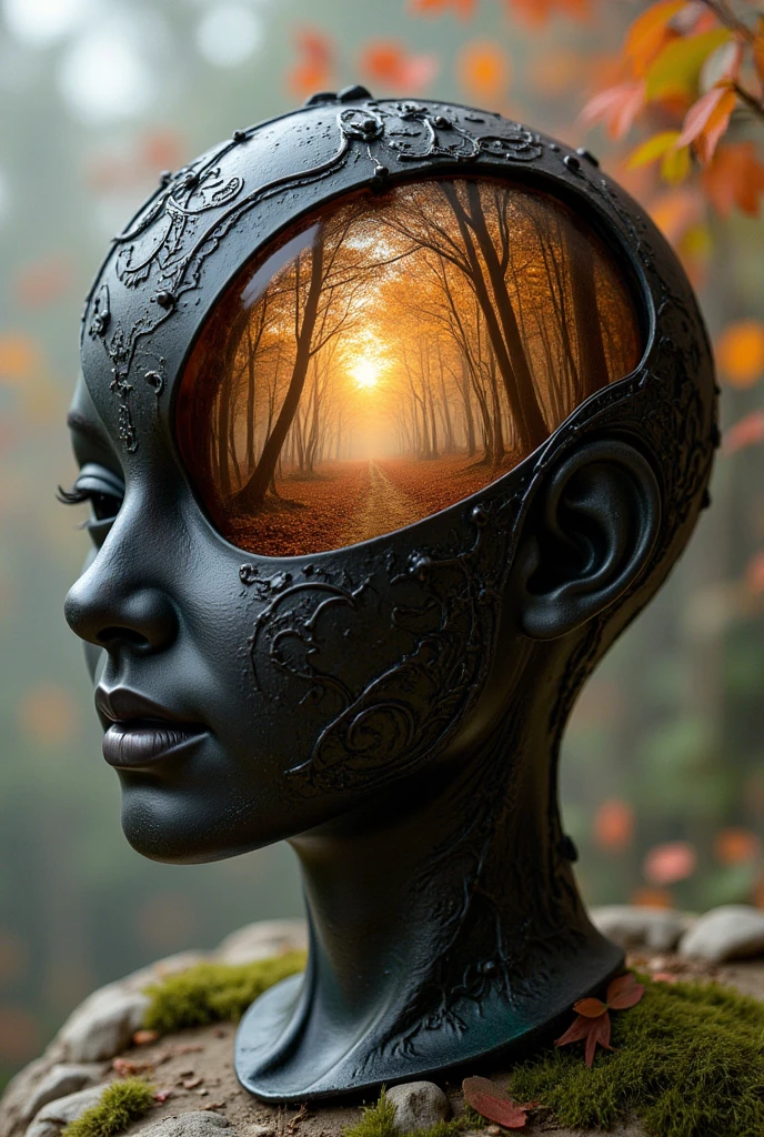 my fears seen from my soul are different my fears look sad and desolate ,the image looks very real, impressive colors 16k light of nostalgia dark and sad atmosphere depth of field 24k composition photography volume in shadows communicate idea unique piece work of art spectacular lighting
