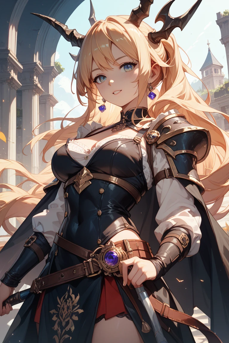 Masterpiece, best quality, mythical, Alluring, princess Zelda, bloodmoon, Hyrule, legendary Triforce,  armor, looking at viewer pissed, judgemental glare, POV,  SFW,