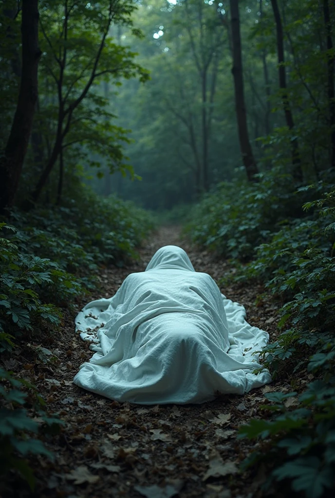 Muslim body buried in the grave