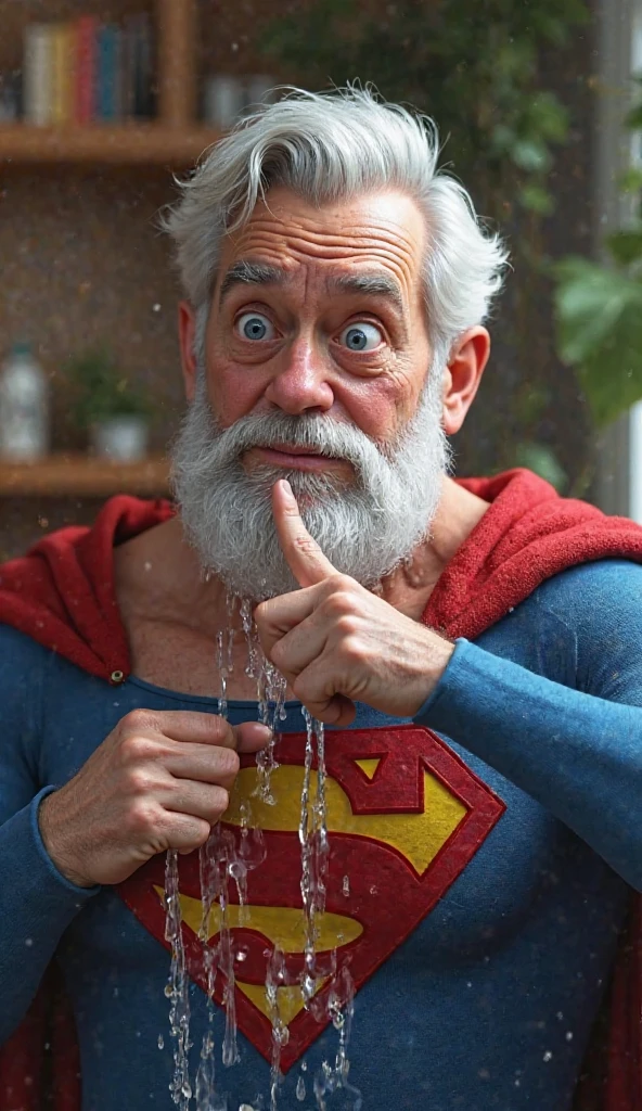 score_9, score_8_up, score_7_up, score_6_up, score_5_up, score_4_up , ,photo realistic,
slim old man Alfred (butler, intelligent, gentlemanly, slim, in his 60s) and Batman (hairy, muscular,handsome, tall, body covered in scars,30years old) wearing only a mask embrace each other in the shower in white briefs