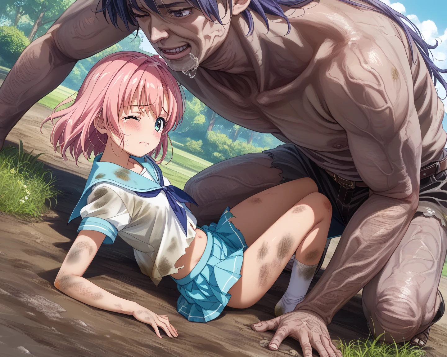 可愛いbaby,(A look of despair),(Are crying),(The place is a forest),(((infant))),(),(((baby))),(((bukkake))),((toddler)),((Nude)),(milking handjob),ped,