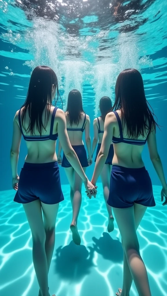 SFW,  ExtremelyDetailed (((Artistic Swimming Kids Team in a row:1.4))), Childish perfect face, Reflective Eyes, Detailed(Delicate Clothing textures), Corrected Leg to Foot Line, Dynamic Joyful Expressions LifeLike Rendering, ((Specular Reflection:1.28)), TopQuality 8K Ultra-detailed masterpiece (ProfessionalPhoto:1.37)(Acutance:0.8),(Luminism),