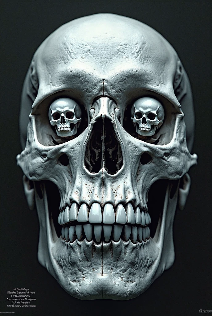 silver skull