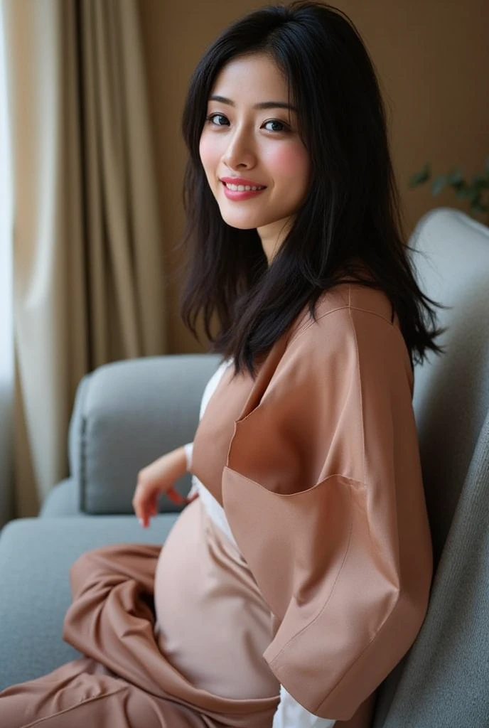 nude,underwear、Portraiture、8k、high quality、Realistic Photographic Images、24-years-old、Japanese women、proper wife、、housewife、Natural and realistic eyes、Japanese Stand、Beautiful black hair、short hair、light makeup、Octane Rendering、Beautiful lighting、Golden ratio composition、Laughter、Casual wear、Casual clothing、Natural background、Blurred Background、high resolution、Pure Japanese humanity、Beautiful wife、Upper Body、light makeup、No makeup、Pure beauty、Private Server、gray、beige、green、Plain、Casual clothing、smile、Small black eyes、Background blur