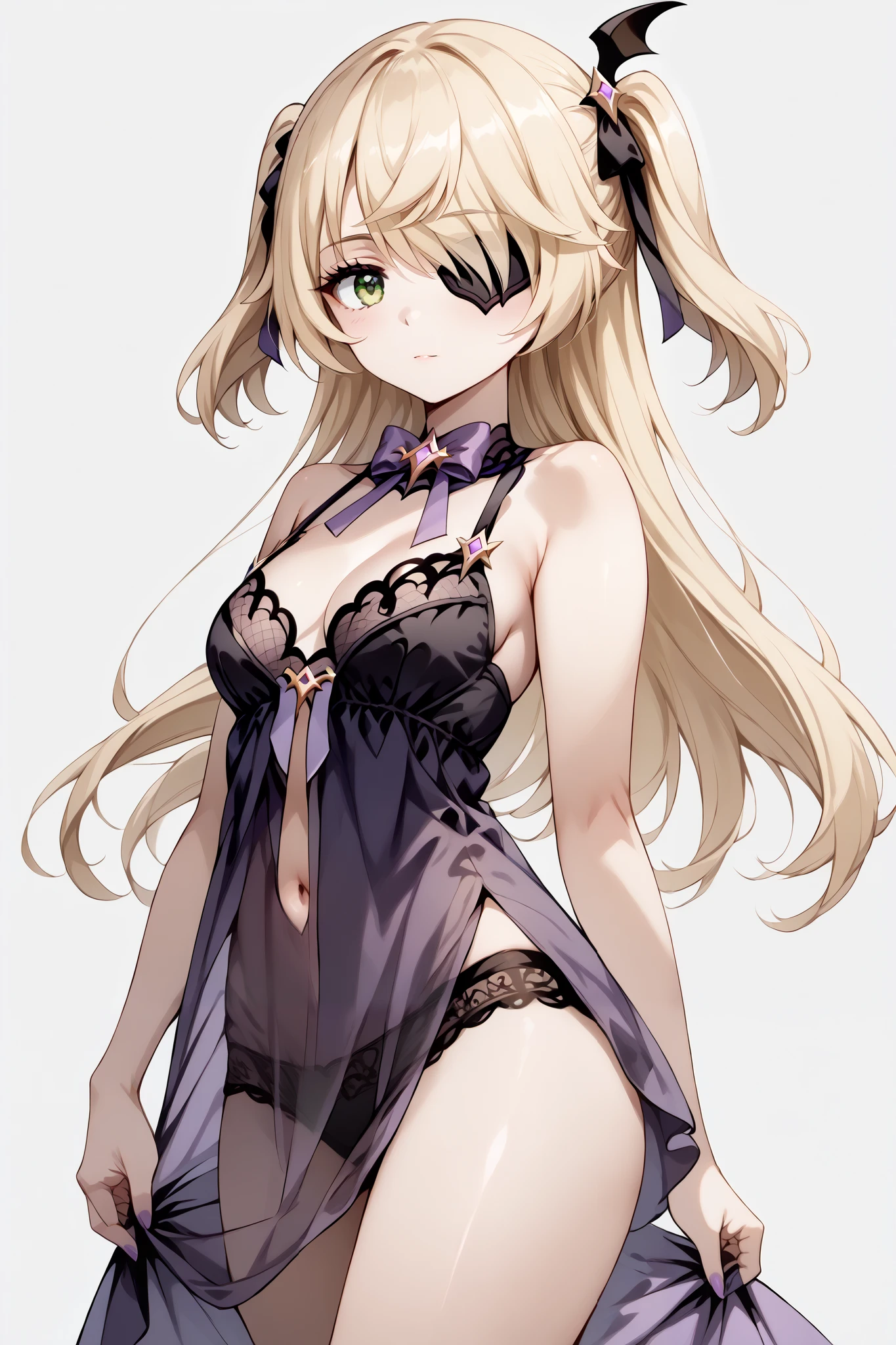 (small breasts:1.2), (perky chest:1.2), (pointed chest:1.2), (Pudding cake magazine cover:1.3),(from above:1.0),(fromside:0.9),masterpiece, 1girl, Amazing Cleavage:1.1, thin waist, optimum,tmasterpiece,hight resolution,best qualtiy,hyper HD,super detailing,awardwinning,16 K，solo,(The upper part of the body),anatomy correct,Beautiful cyberpunk girl，Cowboy Shot,cute face,a blond,Longhaire,Twin-tailed,Braids, Hairline,（scarlet eyes）,long eyelasher,Hanging eye corners,White skin of the,shoot from the side, ((see through camisole:1.1)), ((Sheer nipples:1.0)),Rocket Tits,(Slim body),smile,seductive weak smiling,(with sparkling eyes and a contagious smile),open mouth, Looking at Viewer,

