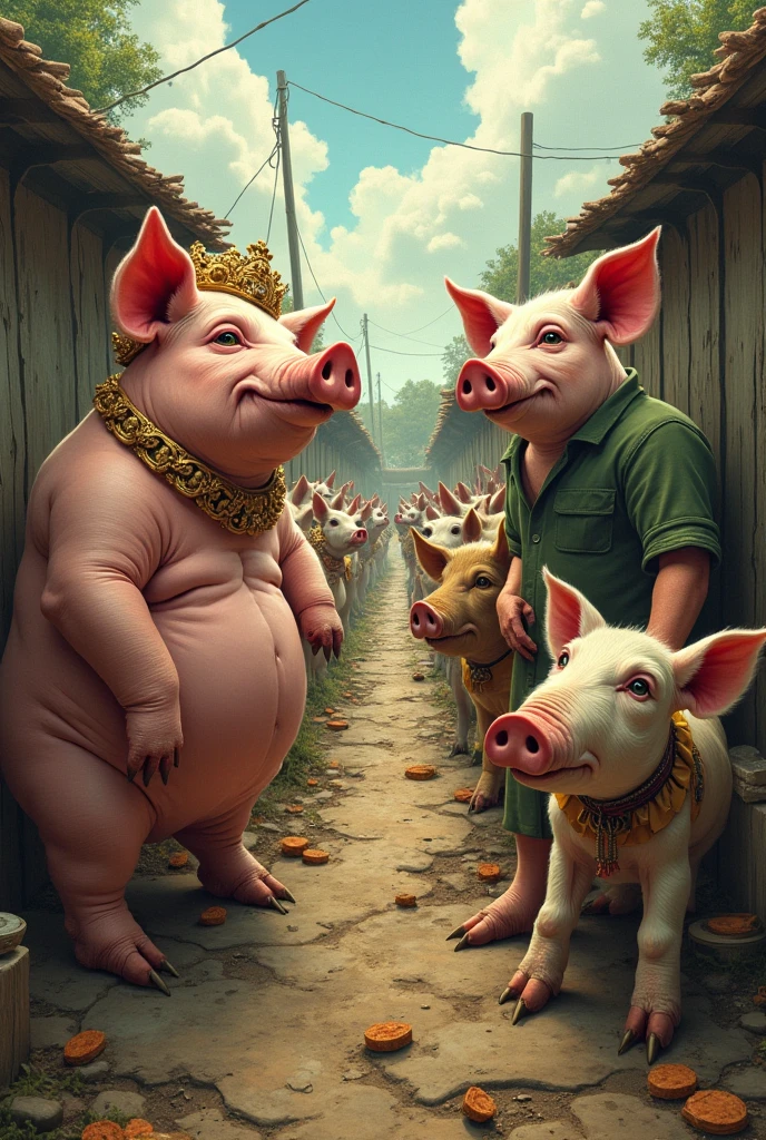 kerala men with pig head