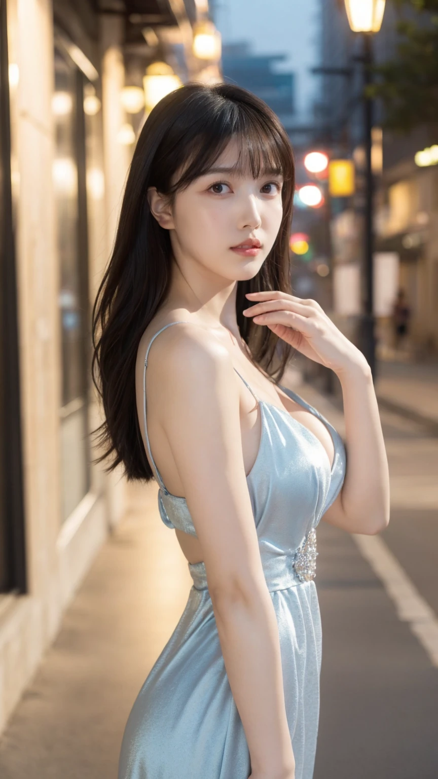{{{masterpiece}, }}, {Highly detailed CG Unity 8k wallpaper}, wonderful, finely, alone, {{Floating Hair}, }, {{cherry blossoms}, }, Outdoor, null, {{Wind}, }, Detailed Background, finelyて美しい目, See-through:Evening Dresses:0.3, Cleavage, Bright Eyes, {{whole body}, }, Dynamic pose, Dynamic Angle, Cleavage, Looking at the audience, High Quality Clothing, Cinema Lighting, close, Highest quality