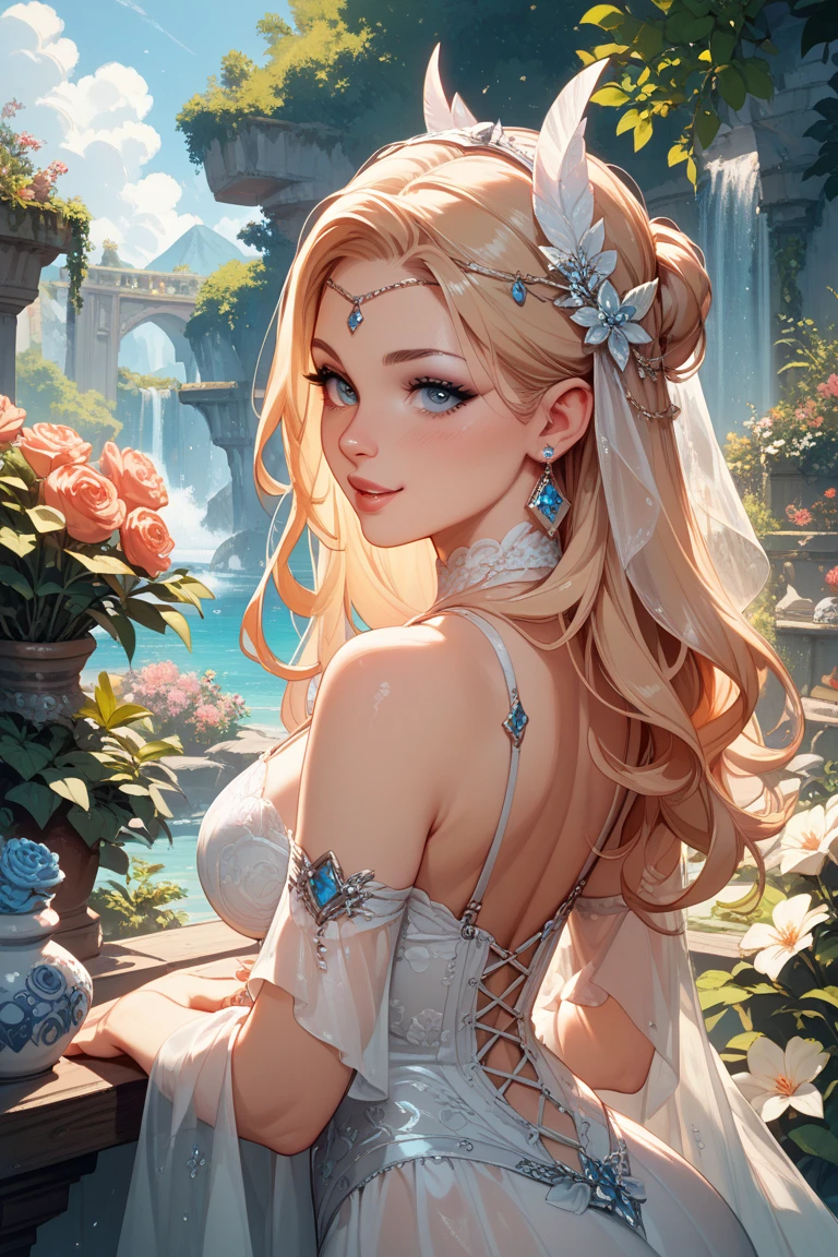 "Imagine a mysterious skull, adorned with intricate designs that dance across its surface. On it, 3D sculpted roses stand out, displaying a delicate, almost palpable texture. The petals appear in contrast to the cool colors that dominate the scene. Interlaced leaves create shapes that resemble a ballerina. The scenery is painted in shades of deep blue and enigmatic purple, revealing subtle reflections and a delicate, beautiful, slightly golden light bringing life and hope. In this composition, the duality between shadow and beauty creates a unique harmony, awakening the senses and inviting reflection on the mysteries of human existence." --auto --s2