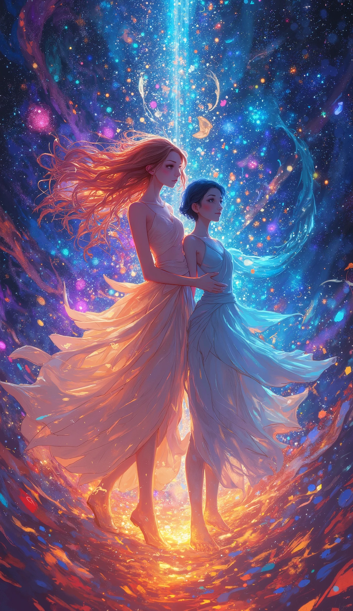 Artistic Magic. Male and female