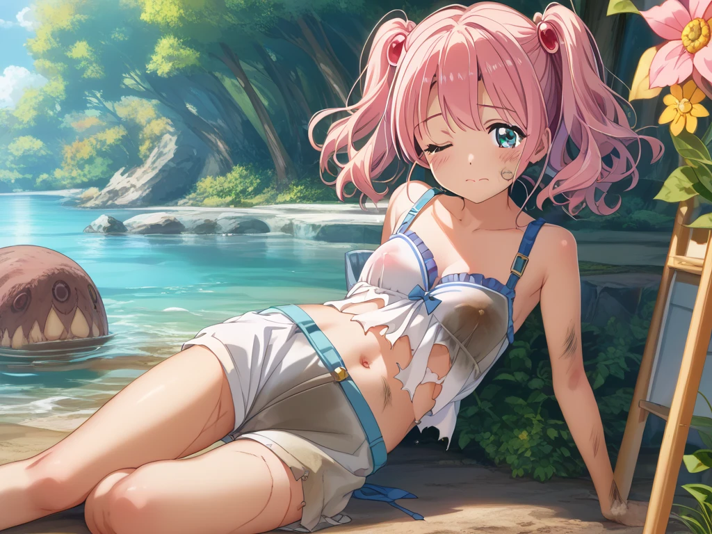Anime girl in pink bikini underwater、Hands on the head, Beautiful anime girl, pretty anime girl, Beautiful anime, Cute anime girl, Beautiful Anime Portrait, beautiful anime woman, guweiz, beautiful anime artwork, Anime visuals of cute girls, charming anime girls, Seductive Anime Girl, 4k anime wallpaper, beautiful anime art Masterpiece