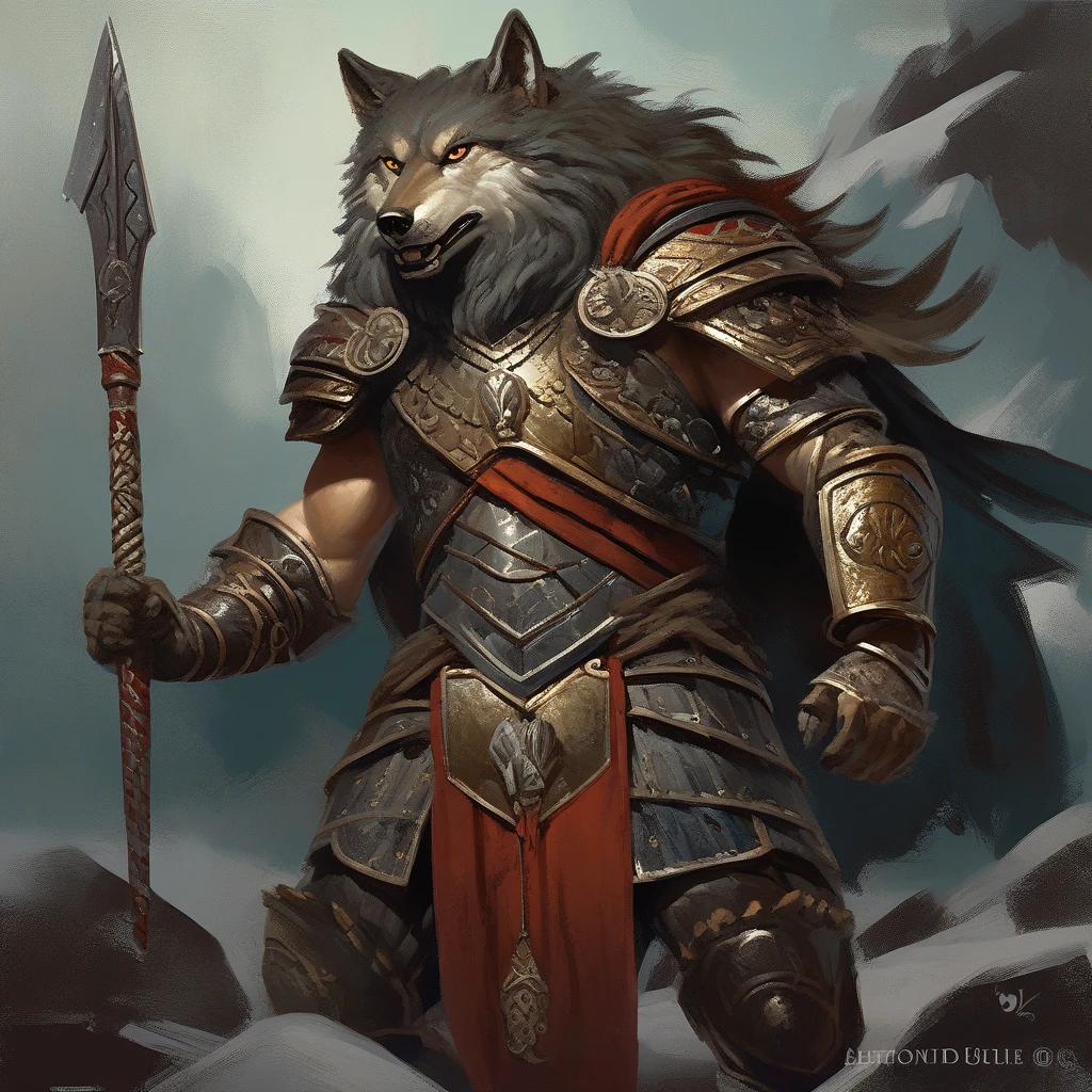 Anthro male black wolf knight holding a two-handed greatsword, alone, arrogant expression, masterpiece, Best Art, whole body, by violinist taran, detailed eyes, detailed body, claws, high, top-less, Pecs, ABS, Nipples, shoulder pads, squatting posture