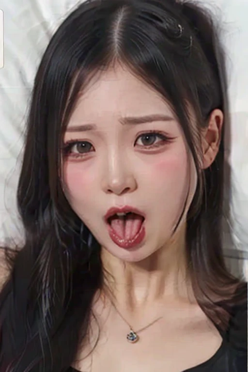 High resolution、masterpiece、Married Woman、30th Generation、gown、(She is giving a blowjob to an erect penis)、((Erect penis squirts a lot of sperm all over my face))、Big Breasts、Sweat、
