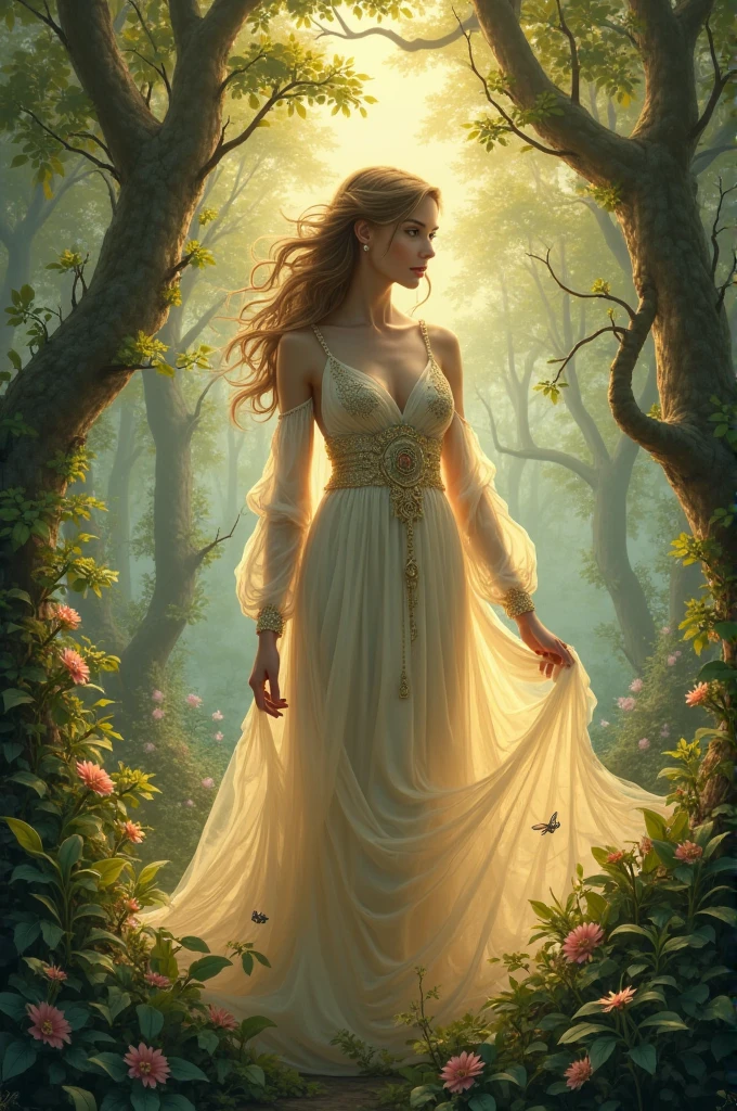 Queen in forest