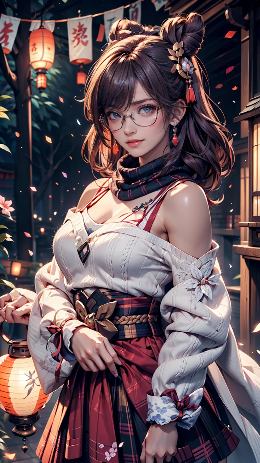 (masterpiece:1.2, top-quality), (realistic, photorealistic:1.4), beautiful illustration, NSFW, looking at viewer, cowboy shot, front view:0.8,
1 girl, japanese, high school girl,
beautiful hair, beautiful face, beautiful detailed eyes, (short hair:1.2, messy hair:1.2), bangs, hair between eye, glossy brown hair, brown eyes, mole under eye,
beautiful clavicle, beautiful body, beautiful chest, large breasts:0.8, beautiful thighs, beautiful legs, beautiful fingers, bare thighs, (thick thighs, large valleys),
(beautiful scenery), christmas night, outdoors, (christmas tree:1.3),
((wearing reindeer costume, symmetrical clothing, reindeer hair band, reindeer dress, reindeer boots, bare shoulders), reindeer collar with bell), red-rimmed glasses,
(swollen), ((seductive posture:1.2, attractiveness:1.2)),
(erotic, sexy, upper eyes, laugh), shiny skin, sitting,
celebration, exquisite details, exciting surprises, shiny ornaments, sparkling tinsel,
anticipation, festive mood, magical ambiance, delightful moment, wonderful memories, christmas magic, extravagant, abundance of presents,
perfect face, cute and symmetrical face, natural side lighting, movie lighting), depth of fields,