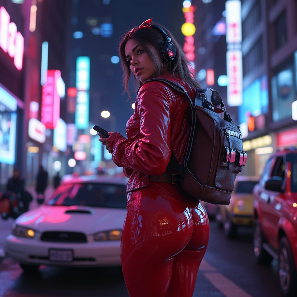 film still from a (GapingAssholesAllFourQuiron pose), ass, realistic, from behind, anus gape,
girl leaning against the DeLorean, wearing his iconic jacket, neon-lit 1980s cityscape in the background, vibrant colors, analog film grain, 4k,
<lora:SDXL1.0_quiron_GapingAssholesAllFour_v5.1p_Lora:1.17>