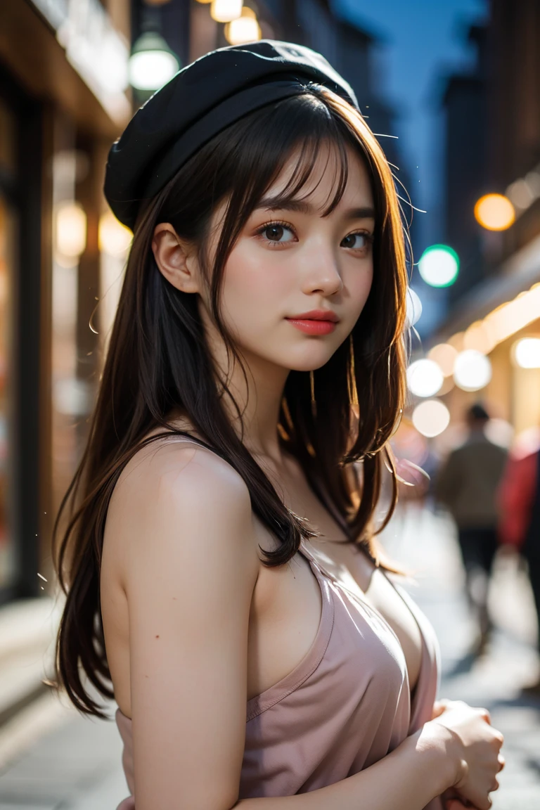 Best Quality Detail:1.2, realisitic, 8K UHD, hight resolution, 1girl in:1.2, The ultra-detailliert, High quality textures, intricate detailes, detaileds, Very detailed CG, High quality shadows, Detail Beautiful delicate face, Detail Beautiful delicate eyes, depth of fields, Ray traching, in her 20s, Pretty Kpop Girl, Korean Urzan Face:1.1, Slender face, ulzzang -6500-v1.1:0.6, pureerosface_v1, gloweyes, teak, Glossy lips, perfectbody, a choker、cleavage of the breast、 Brown hair、poneyTail:1.1, Street, Particle, look at viewr, Photorealsitic:1.4, ultra-detailliert, photos realistic, 4K 8K UHD Full Color RAW Photos, Fuji Film(Medium format:1.2), Hasselblad:1.2, Carl zeiss:1.1, Incredible dynamic range photography(UTIL_Art by Smoose-768:1.1), hight resolution, High pixel count, clear details, crisp image, Natural color reproduction, Noise Reduction, High fidelity, qulity, Software Improvements, Upscaling, Optimized algorithms, Pro-level retouching、((Shibuya, tokyo prefecture))、On the way to shopping、((Fashionable clothes with a very high design))、graphic t-shirt: Art and Logos、Graphic T-shirts printed with anime characters are trending.、Used for unique styling