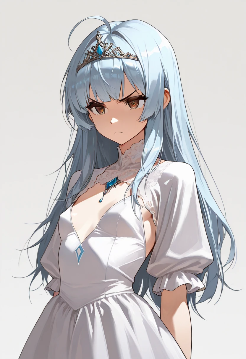((best quality)), ((masterpiece)), (upper body) +(three-quarter body shot) , (see-through white tank top with visible dark areolae :1.2) ,
(1girl ,huge  breasts:1.3 ,(Stereoscopic) ), ( long hair , airy hair , (periwinkle hair)+(sky blue hair:1.3), airy bangs ,  extremely detailed hair ,gradient hair),
(nejire hado  ,(white low-cut tank top:1.2) +(Translucent)+ (wet) , bare shoulder , (deep cleavage), denim shorts , covered nipples , puffy nipples , armpits , covered areolae , (skin tight:1.3)) ,
(outdoor background , rain , rainy ,  (Hands behind the back:1.2),(chest out:1.2) ),
<lora:Nejire Hado LoRA2:0.75> ,
expressive eyes, deep eyes , blue eyes  , detailed eyes), (extremely detailed face, beautiful face, exquisite face) ,
( blush , confident smile , eyes contact , spoken heart),
(smooth skin), ((official art)), perfect skin ,lustrous skin ,shiny skin,
(bold colors ,vivid coloring ,Rich pigmentation ,Vibrant and dynamic tones ,Striking hues) , HDR ,
(anime style:1.3), (intricate detailed:1.2), (professional photography:1.1), highly detailed, professional artwork, famous artwork,
((exceptional masterpiece)), (exceptionally high quality:1.4), (extremely detailed CG unity 4K portrait:1.2),absurd resolution, (high resolution),
(sharp focus),ultra-detailed,(vibrant colors) ,perfect lighting ,two tone lighting ,best shadow , incredibly absurd res , (low-key background) ,
(light on face),(focus on face),(light on breasts),(Noise Reduction),(Sharpening),(Enhance image textures),(Augment image colors),(Optimize image rendering),(Improve image clarity),  ray tracing , (establishing shot:1.2) ,
( big eyes  , single eyelid , natural eyeliner  ,  sharp eyelashes ,eyes shadow) ,
Accentuated and fuller bosom, (sexy uplifted buttocks:1.2) , (beautiful legs) ,
((narrow waist:1.3)), ample buttocks  , wide hips , (dark areolae) , 
<lora:IllusionAIGF style:1>, <lora:Detail Tweaker LoRA:0.6>  ,<lora:Thinning Hair:0.5>,