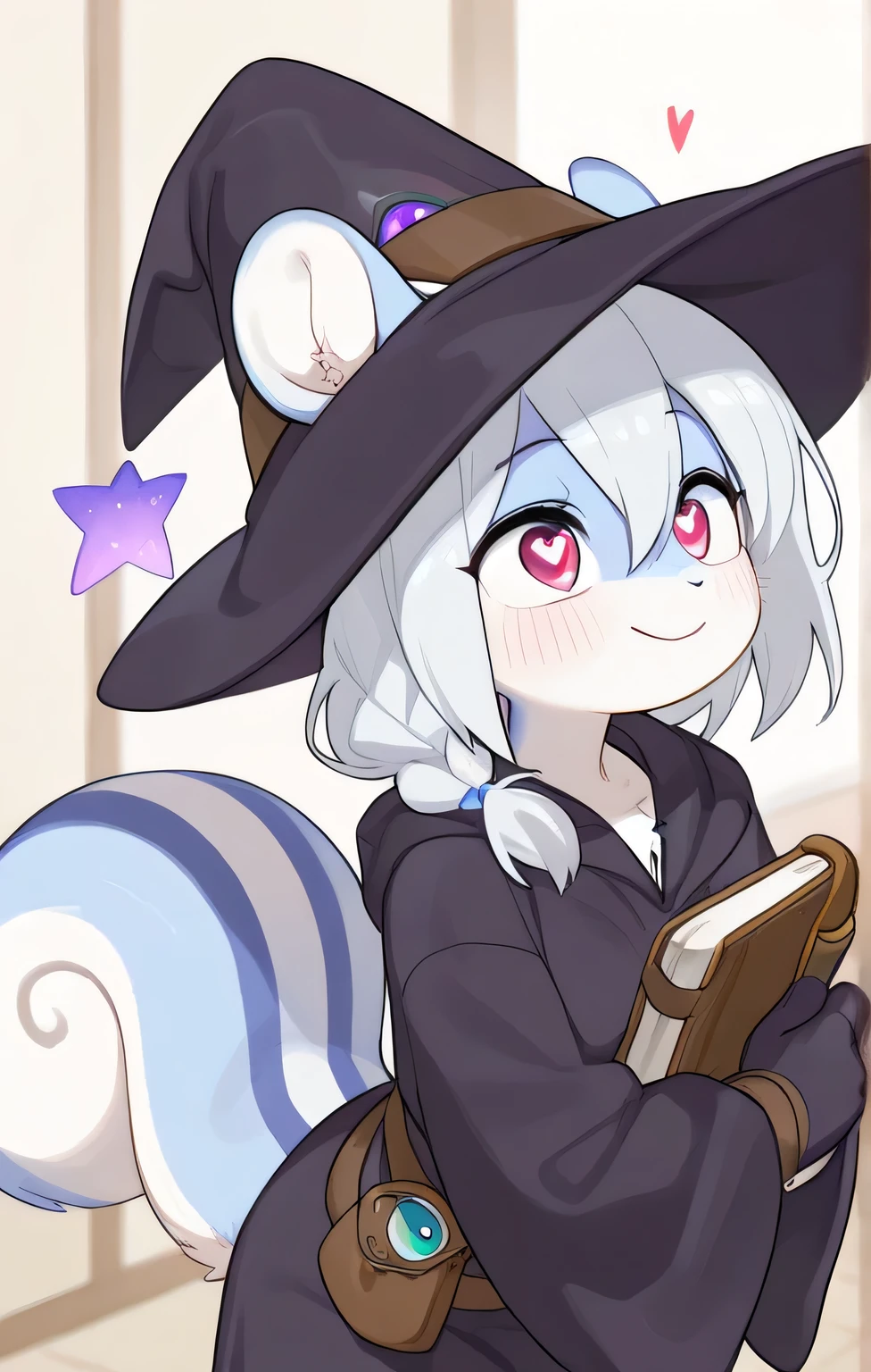source_anime, score_9, score_8_up, score_7_up, highly detailed, BREAK (pose) , cute girl ,witch,lop rabbit ears,medium hair,blue cute girl ,witch,lop rabbit ears,Long hair,blue hair,ahoge ,straight_hair ,crossed_bangs,(jitome),blue eyes,bags_under_eyes ,(cat mouth ), small breasts, witch hat, capelet, crystal pendant, staff , (nude),((nsfw)),[[nipples]],[[pussy]], ,knee shot, fantasy,white background,simple background,